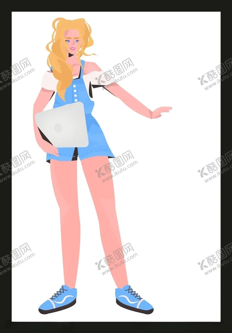 编号：53391101310817024002【酷图网】源文件下载-手绘卡通女孩