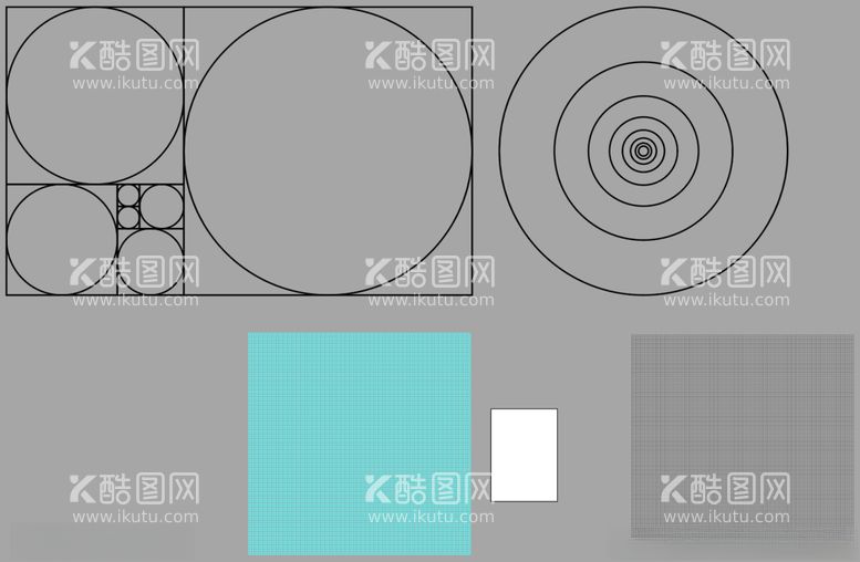 编号：68875012061755202790【酷图网】源文件下载-黄金比例分割圆