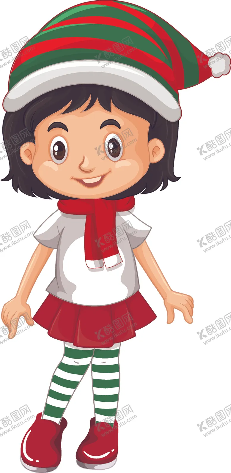 编号：14351607020737304403【酷图网】源文件下载-卡通圣诞儿童