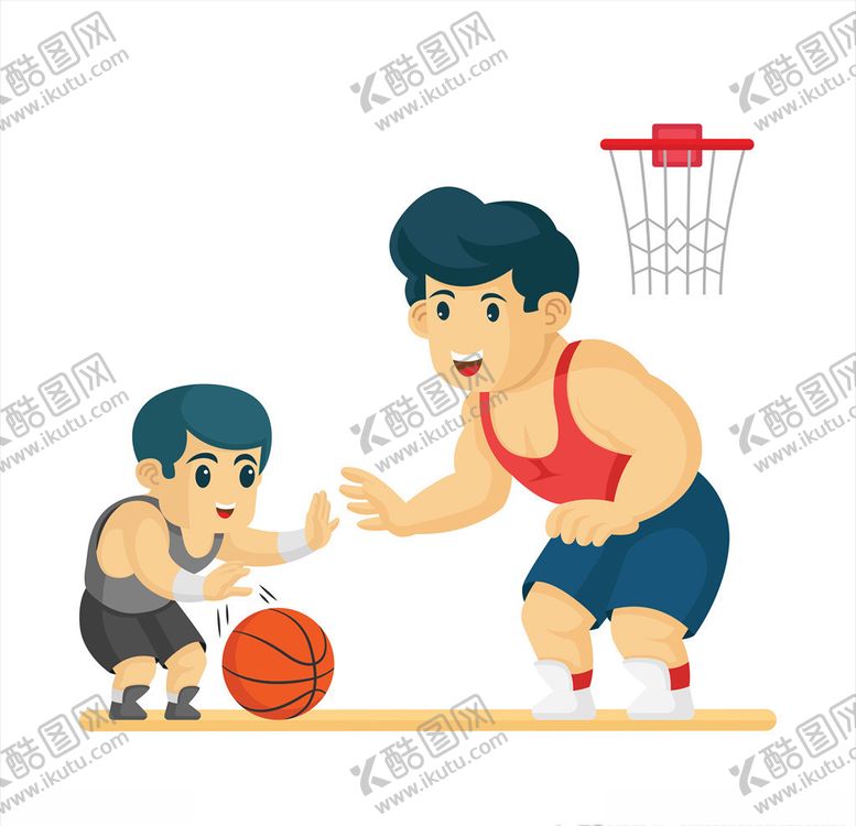 编号：89966609270605156396【酷图网】源文件下载-卡通父子