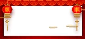 春节放假通知海报背景