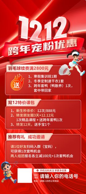 双12羽毛球