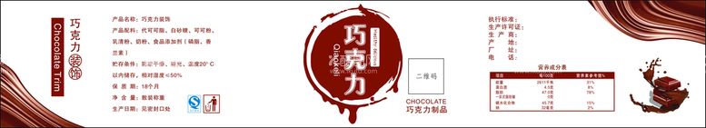 编号：88547612202146324993【酷图网】源文件下载-巧克力装饰品