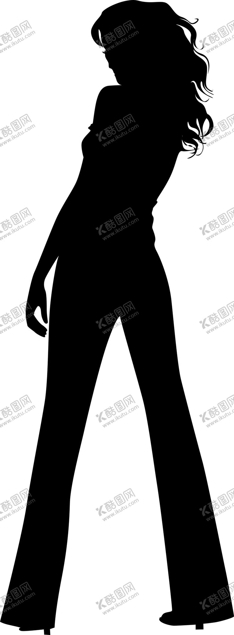 编号：25279510131551325065【酷图网】源文件下载-美女剪影