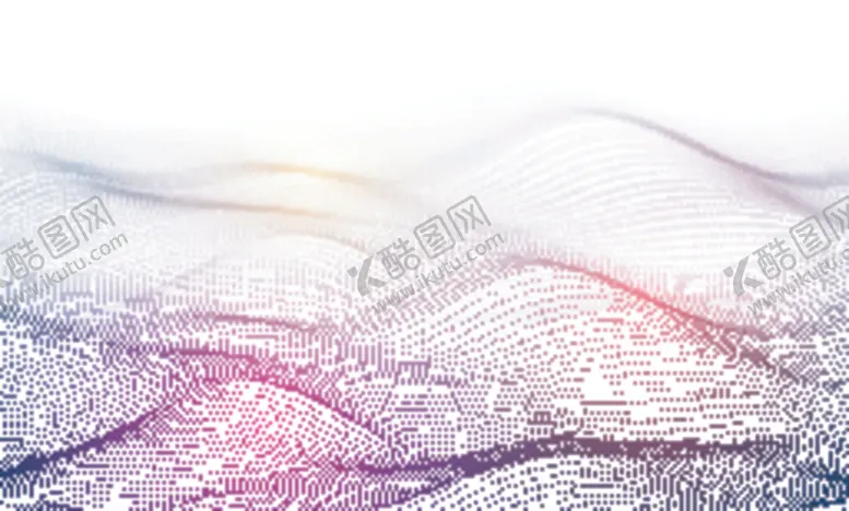 编号：61419306252043125214【酷图网】源文件下载-科技波浪矢量渐变线图