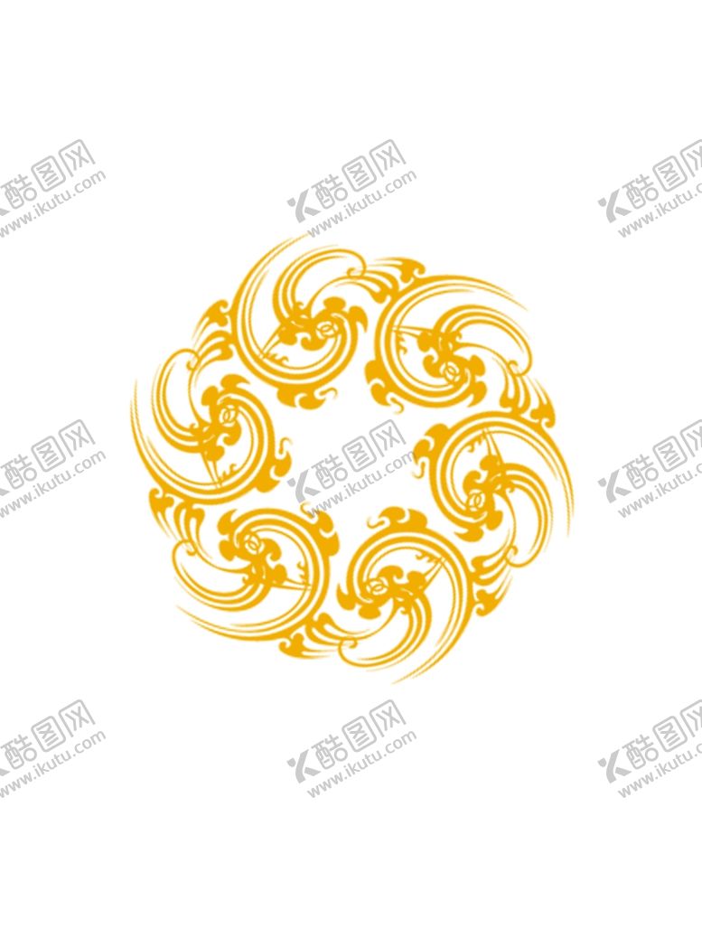 编号：87604110121749517644【酷图网】源文件下载-原创圆形花纹