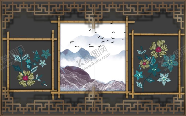 编号：22382005071435441796【酷图网】源文件下载-花鸟工笔画