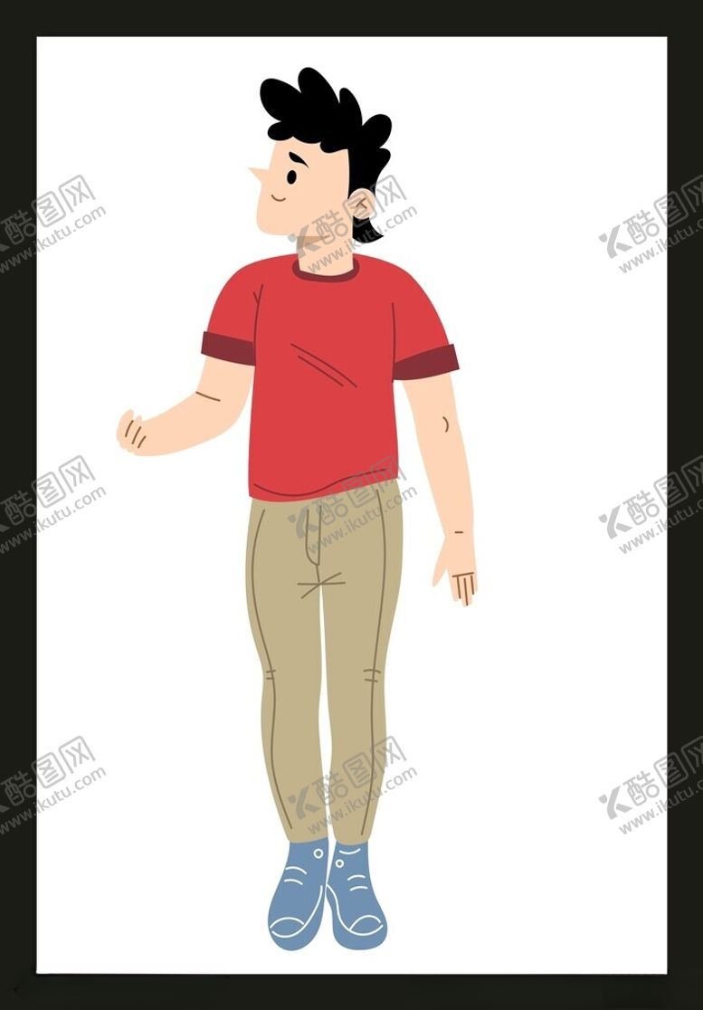 编号：25855501311935009539【酷图网】源文件下载-手绘男人男孩