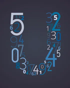 蓝色字体科技艺术字设计金星素材