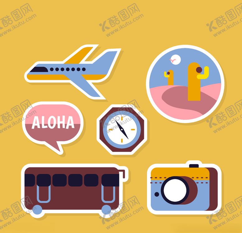 编号：93532309300024112797【酷图网】源文件下载-旅行元素