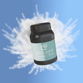 瓶子样机玻璃模板展示晓雪设计