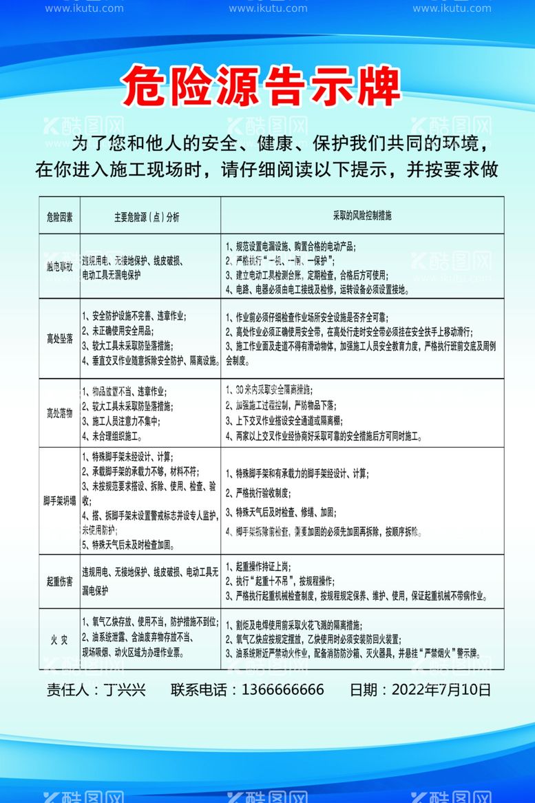 编号：15366812211017198208【酷图网】源文件下载-危险源告示