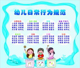 幼儿日常行为规范