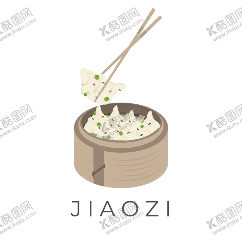 编号：81846510312259563185【酷图网】源文件下载-卡通饺子