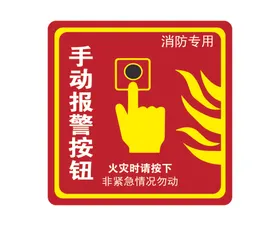 消防警报按钮标识