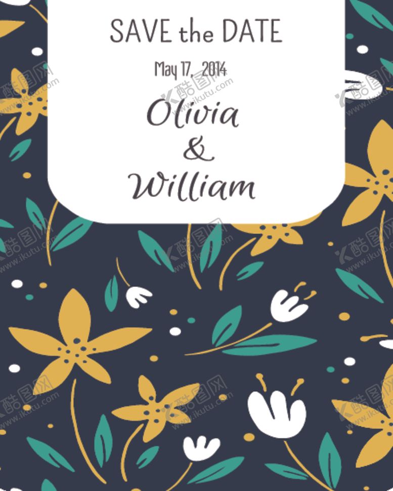 编号：69879709240833035537【酷图网】源文件下载-北欧创意森系花纹图案