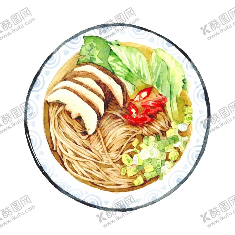 编号：17917209231452189866【酷图网】源文件下载-手绘面条