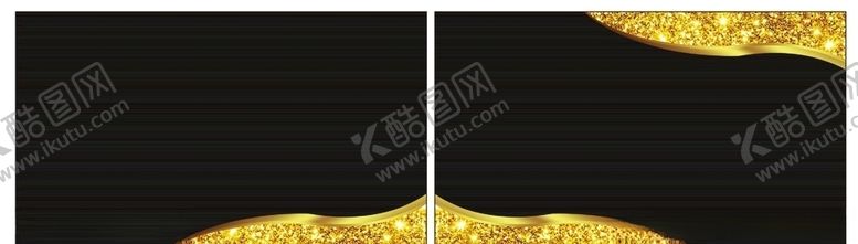 编号：67881107141003523555【酷图网】源文件下载-黑色金色名片
