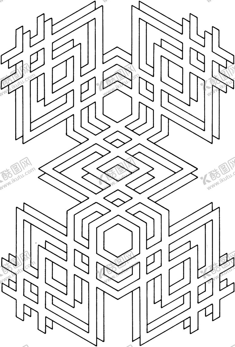 编号：98462509120310581316【酷图网】源文件下载-中式花边图案