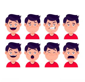 不同表情