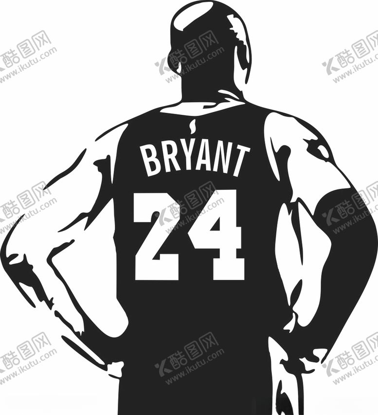 编号：82769009131413497802【酷图网】源文件下载-科比剪影