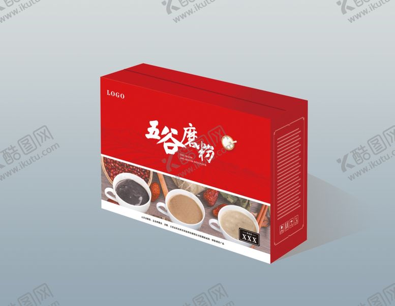 编号：37240909211801149458【酷图网】源文件下载-五谷磨粉包装箱