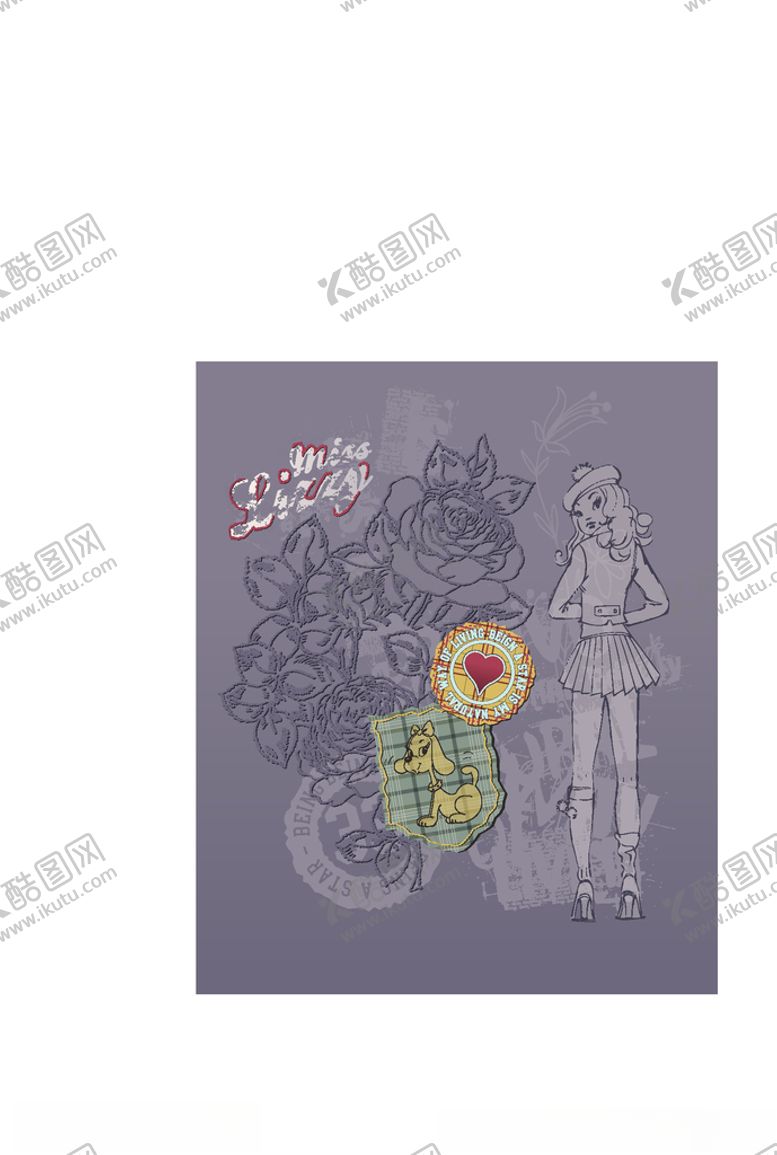 编号：22740006271941578081【酷图网】源文件下载-动物组合印花