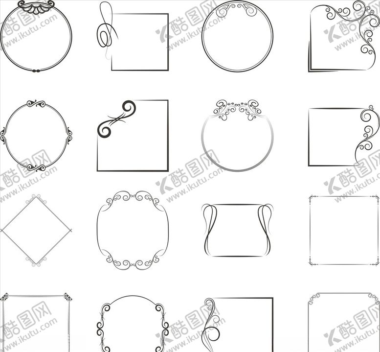 编号：44671510070442187103【酷图网】源文件下载-欧式边框花边