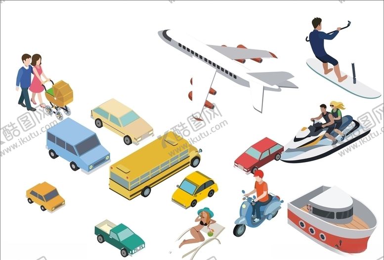 编号：20531809222100169014【酷图网】源文件下载-交通工具