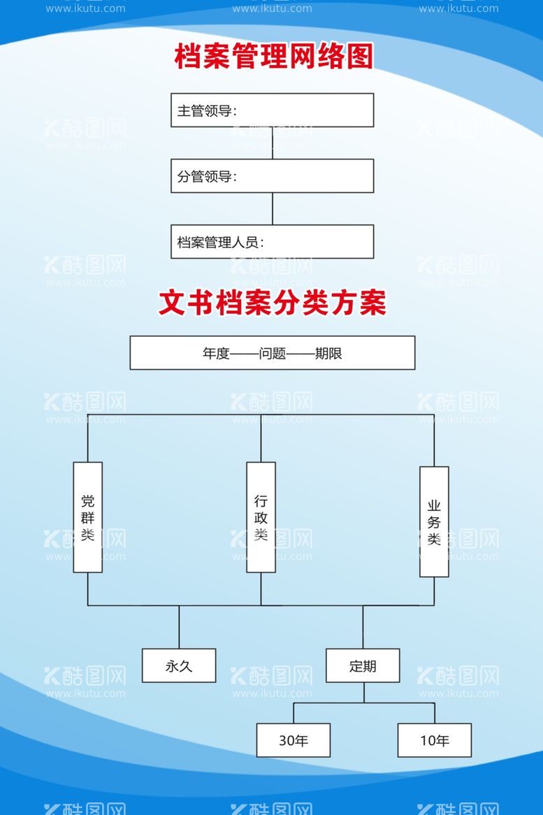 编号：78581811300104258666【酷图网】源文件下载-档案管理网格分类图