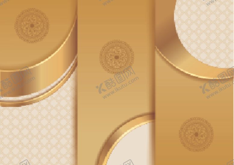 编号：98002809192028155277【酷图网】源文件下载-金色华丽花纹