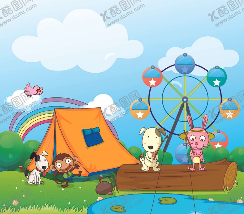 编号：95331410172331173852【酷图网】源文件下载-矢量动物素材