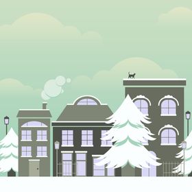 冬天背景风地形寒冷日风雪地
