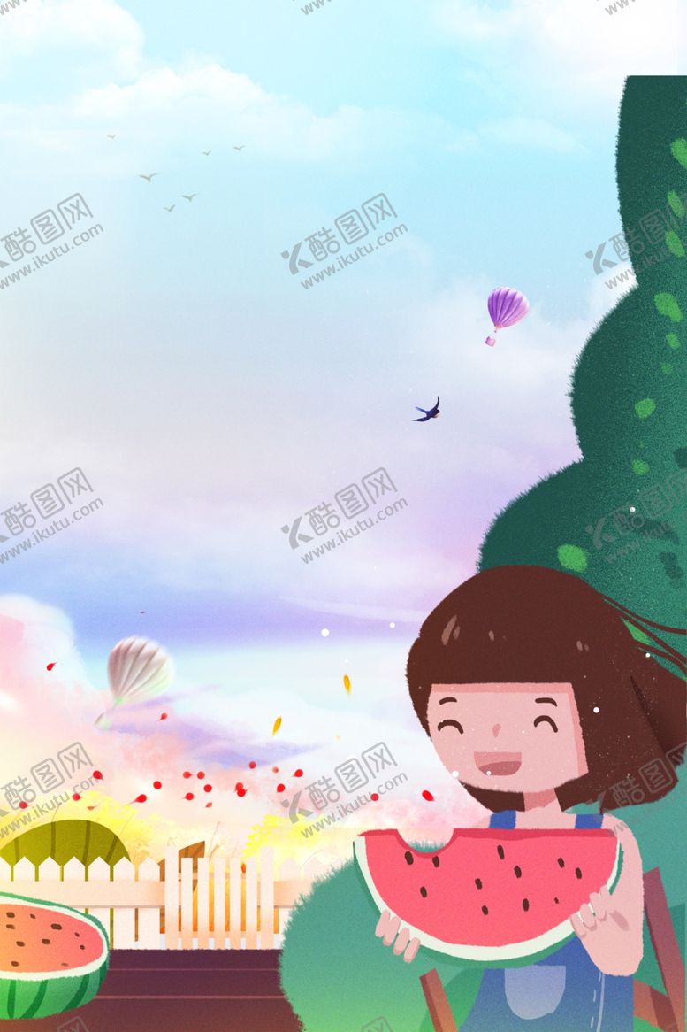 编号：49541605161229495716【酷图网】源文件下载-卡通背景夏天
