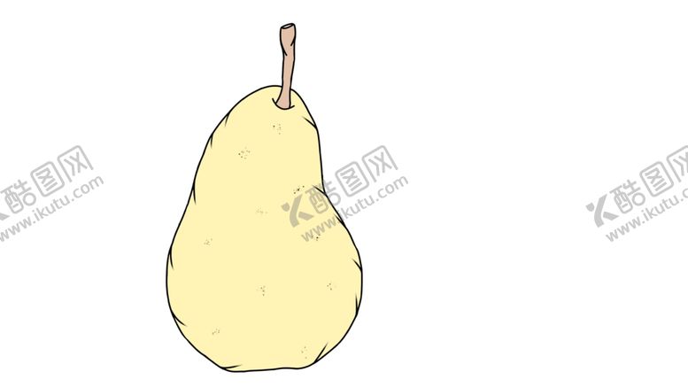 编号：28865809250149042182【酷图网】源文件下载-水果梨卡通分层