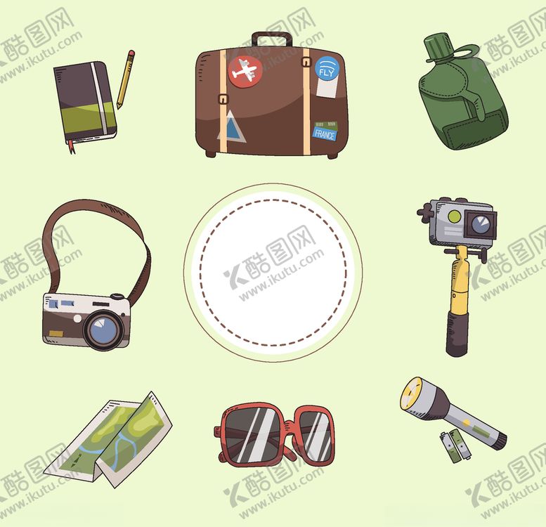 编号：85911107092237291254【酷图网】源文件下载-旅行元素