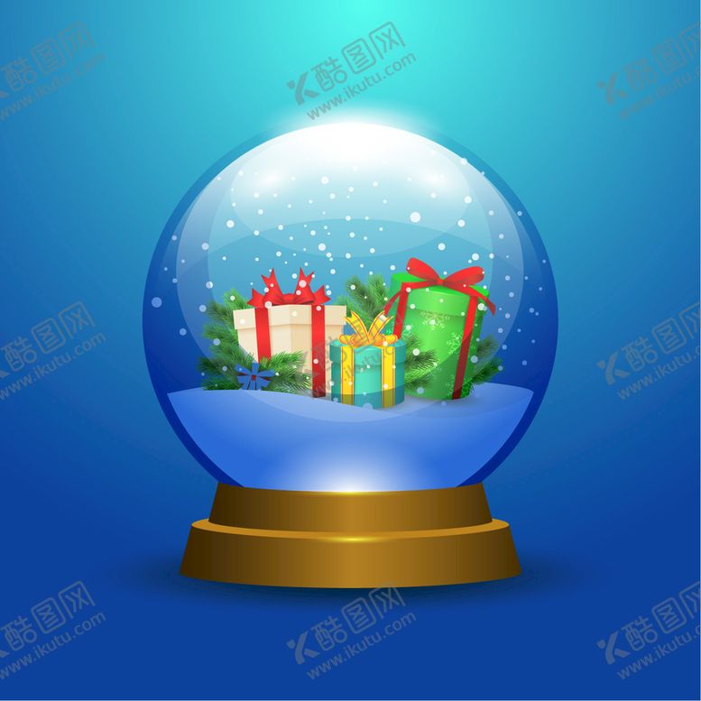 编号：81563301270724562470【酷图网】源文件下载-圣诞节水晶球 