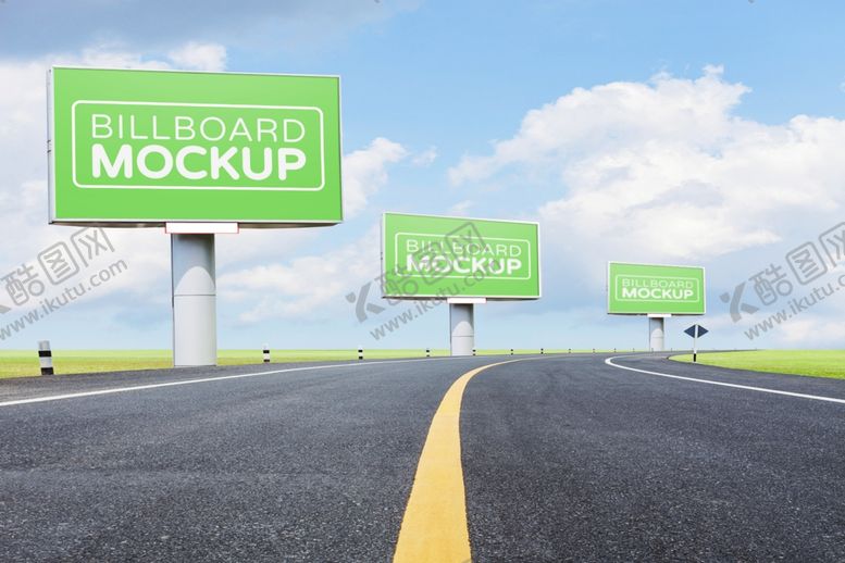 编号：32163810080219011371【酷图网】源文件下载-户外广告样机