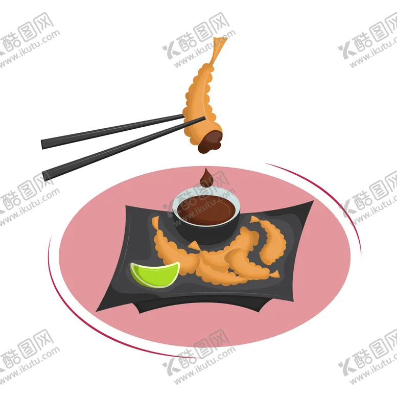 编号：41356009281926193695【酷图网】源文件下载-卡通天妇罗