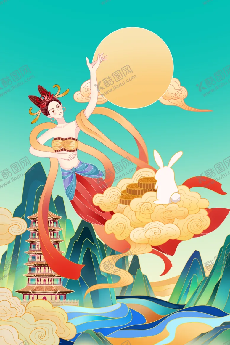 编号：19728401251423345774【酷图网】源文件下载-中秋赏月