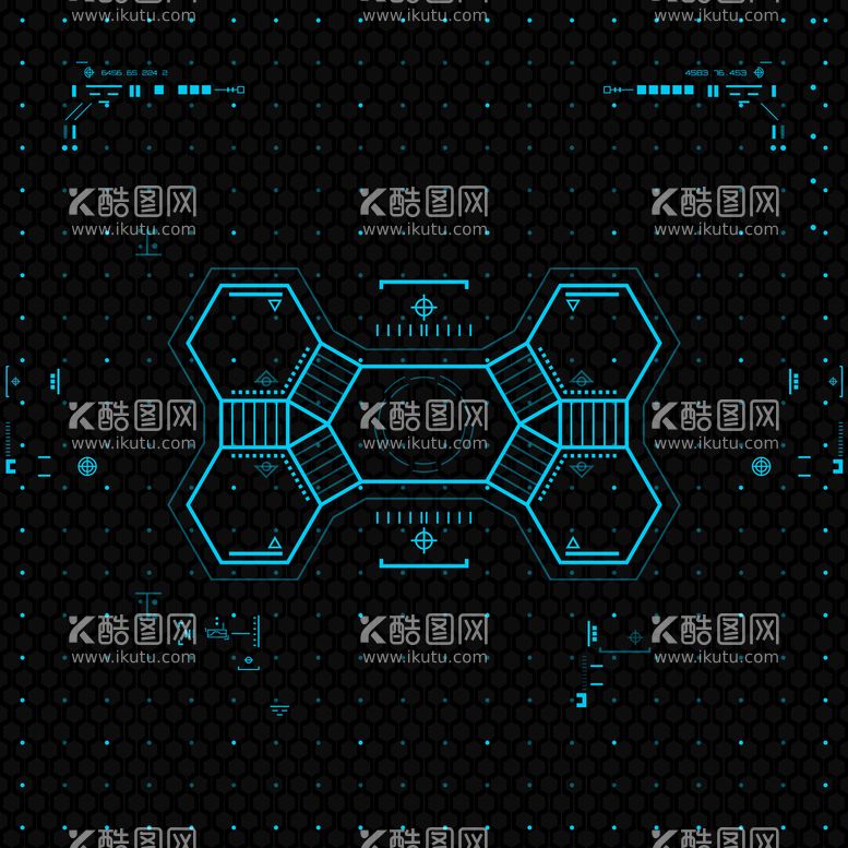 编号：74856110011228308261【酷图网】源文件下载-高科技创意几何图案