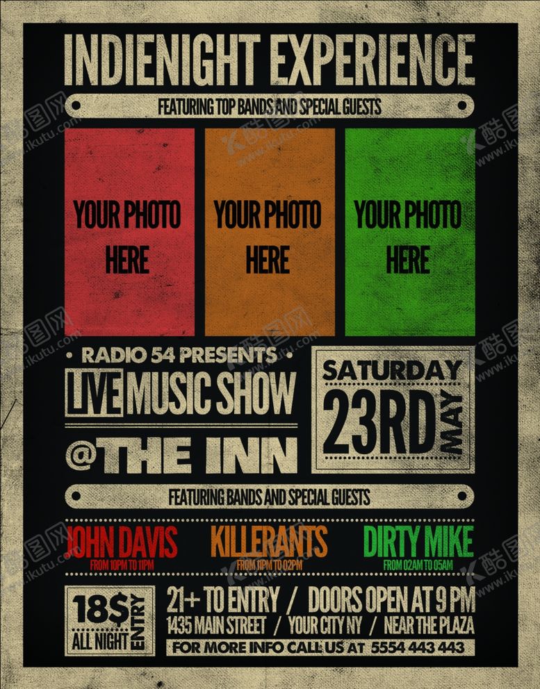 编号：26102409170824065191【酷图网】源文件下载-时尚创意英文海报