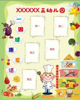 一周健康食谱