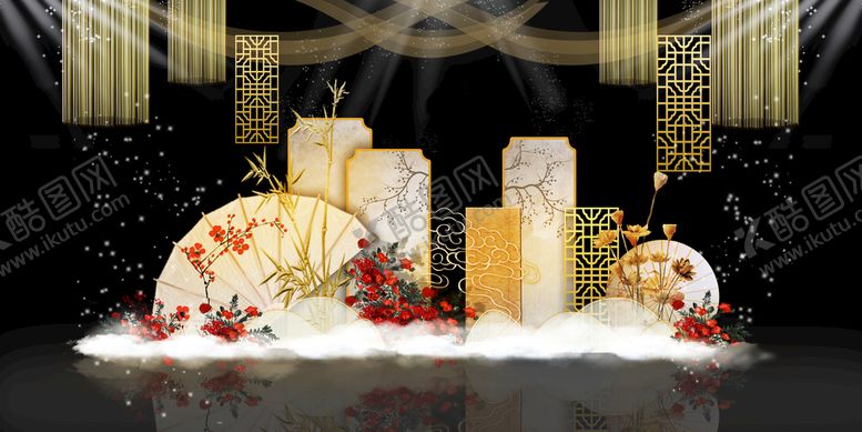 编号：39641810041352015492【酷图网】源文件下载-中式婚礼效果图