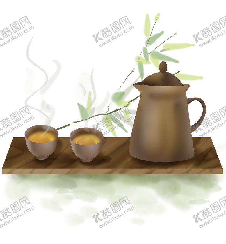编号：81362909252044453629【酷图网】源文件下载-卡通茶具