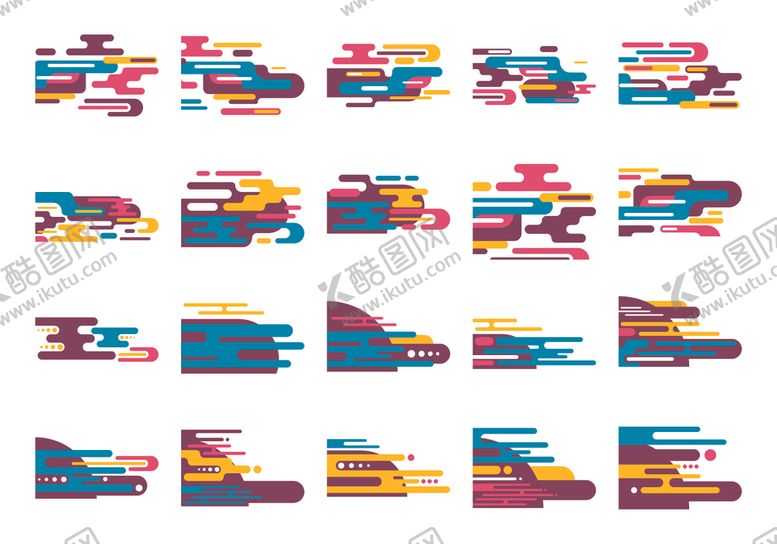 编号：42638004282353077901【酷图网】源文件下载-简约几何图案