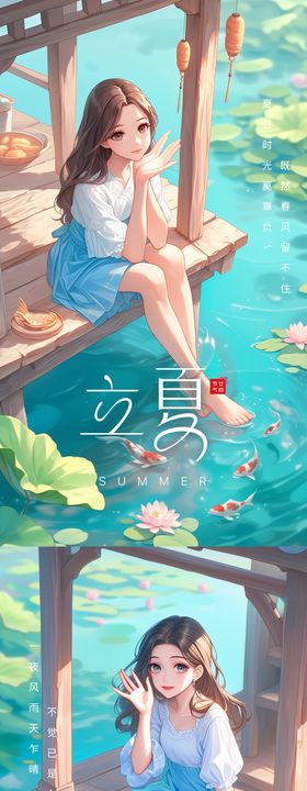 医美立夏海报