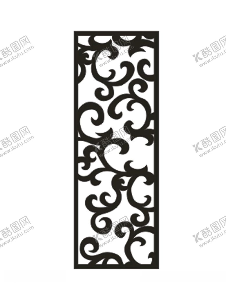 编号：99801209160412538781【酷图网】源文件下载-隔断花玻璃花雕刻花墙花