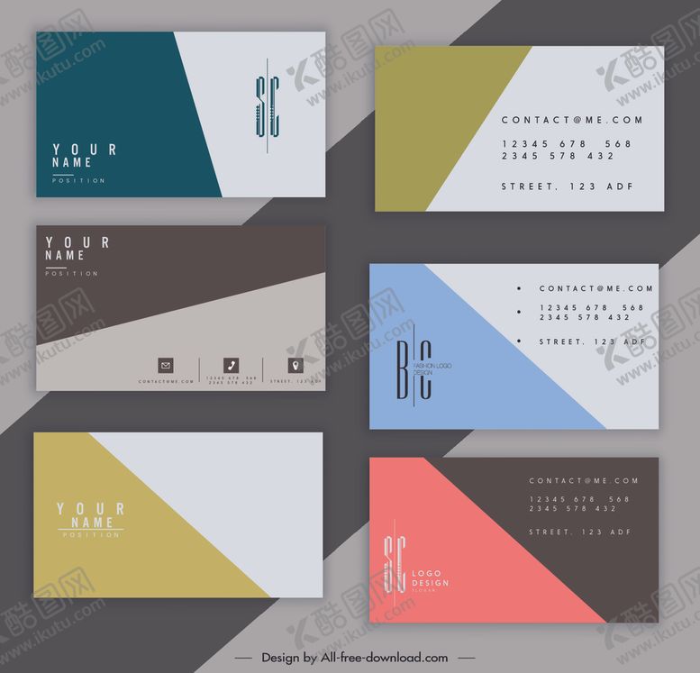 编号：48905609121130382921【酷图网】源文件下载-名片设计