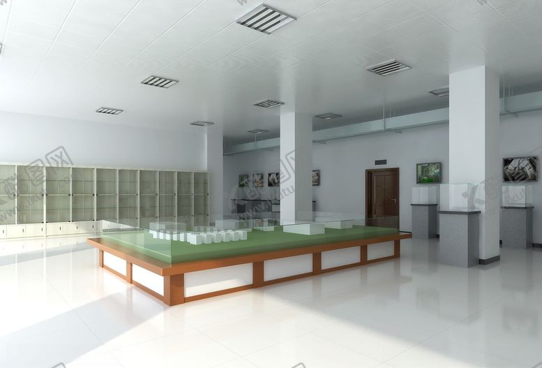 编号：97583709161846464013【酷图网】源文件下载-教学楼办公楼展示大厅